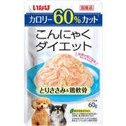 いなば 国産 こんにゃくダイエット 低カロリー とりささみ・鶏軟骨 60g
