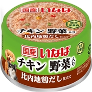 国産いなばチキン野菜比内地鶏だし 85g