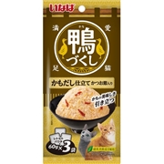 鴨づくしかもだし仕立てかつお節入 60g×3袋