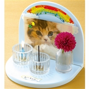 カメヤマ 虹のかなた メモリアルステージ 空色10点セット