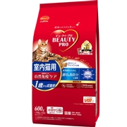 日本ペットフード 国産 ビューティープロ 室内成猫用 自然免疫ケア フィッシュ味 600g