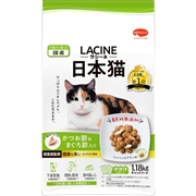 LACINE ラシーネ 国産 日本猫 かつお節＆まぐろ節入り 1.18kg