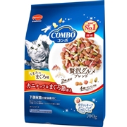 日本ペットフード 国産 コンボキャット 下部尿路健康維持 まぐろ味 カニチップ・まぐろ節添え 700g