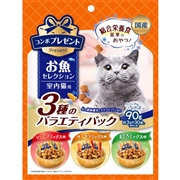 日本ペットフード 国産 コンボ プレゼント 猫 おやつ お魚3種バラエティ 90g