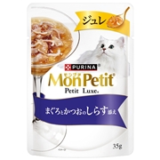 ネスレ ピュリナモンプチ プチリュクスジュレ まぐろとかつおのしらす添え 35g