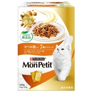 ネスレ ピュリナ モンプチ ボックス 総合栄養食 削り節香る かつお節入 7種のブレンド 20g×10袋