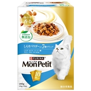 ネスレ ピュリナ モンプチ ボックス 総合栄養食 海の幸香る しらすパウダー入り 7種のブレンド 20g×10袋