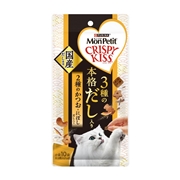 モンプチ クリスピーキッス 3種の本格だし入り 2種のかつお×にぼしだし入り 30g