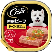 マース シーザー 吟選ビーフ チーズ・野菜入り 100g