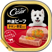 マース シーザー 吟選ビーフ チキン・野菜入り 100g