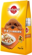 マース ペディグリー 成犬用 チキン＆緑黄色野菜 70g×3袋