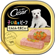 マース シーザー 子犬用 ビーフ にんじん・たまご入 100g