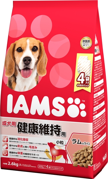 アイムス 健康ケア 成犬用 ラム＆ライス 小粒 2.6kg 【定期購入】