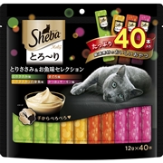 シーバ とろ～りメルティ　とりささみ＆お魚味セレクション １２ｇ×４０Ｐ