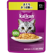 カルカン パウチ まぐろ かつお節入り 60g