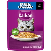 カルカン パウチ かつお節入りまぐろとささみ 60g