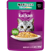 カルカン パウチ 海の幸ミックス まぐろ・さけ・ほたてだし入り 60g