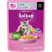 カルカン パウチ 12ヵ月までの子ねこ用 かにかま入りまぐろ 60g