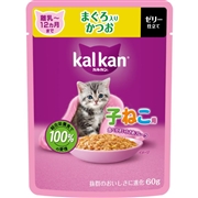 カルカン パウチ 12ヵ月までの子ねこ用 まぐろ入りかつお 60g