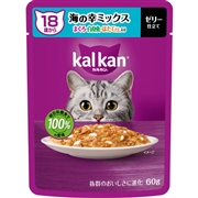 カルカン パウチ 18歳から 海の幸ミックス まぐろ・白身魚・ほたてだし入り 60g