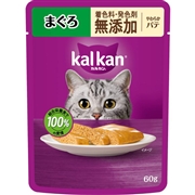 カルカン パウチ やわらかパテ まぐろ 着色料・発色剤 無添加 60g