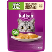 カルカン パウチ やわらかパテ まぐろ たい入り 着色料・発色剤 無添加 60g