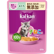 カルカン パウチ 12ヵ月までの子ねこ用 やわらかパテ まぐろ 着色料・発色剤 無添加 60g