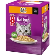 カルカン パウチ まぐろ 平目入り 60g×8袋パック