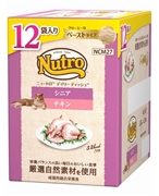 ニュートロ デイリーディッシュ シニア猫用 チキン クリーミーなペーストタイプ パウチ 12P マルチパック