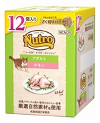 ニュートロ デイリーディッシュ アダルト チキン グルメ仕立てのざく切りタイプ パウチ 12P マルチパック