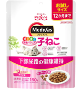 ペットライン 国産 メディファス 子ねこ すくすく栄養バランス 下部尿路ケア お試しサイズ チキン味 150g