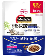 ペットライン 国産 メディファス 下部尿路ケア お試しサイズ 1歳から チキン味 150g