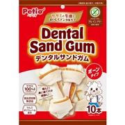 ペティオ デンタルサンドガム ボーンタイプ グレインフリー 10本入
