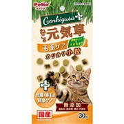 ペティオ ねこの元気草 毛玉＆皮膚被毛ケア カリカリ 小粒 30g