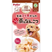 ペティオ 完全無添加 素材そのまま 鶏なんこつ100％ ひとくち蒸しなんこつ 35g