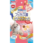 ペティオ 国産 ネコちゃんの乳酸菌のちから 3ヶ月からのフェカリス菌プチクランチまぐろ30g