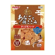 素材そのまあなごと鶏笹身チップスハード 80g