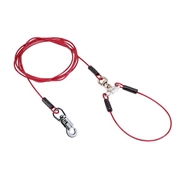 ペティオ タフギア ロングワイヤーチェーン プラス 4.5mm レッド