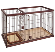 ペティオ トイレのしつけが出来る ドッグルーム サークル レギュラー ブラウン