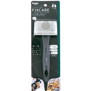 ペティオ 犬猫用 FIXCARE ピン先が優しく握りやすい ハードスリッカーブラシ ミニ