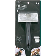ペティオ 犬猫用 FIXCARE ピン先が優しく握りやすい ハードスリッカーブラシ S