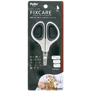 ペティオ 猫用爪切り FIXCARE 滑りにくい持ち手 ネイルハサミ