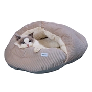 ペティオ アドメイト Cuna あごのせシェルベッド グレー