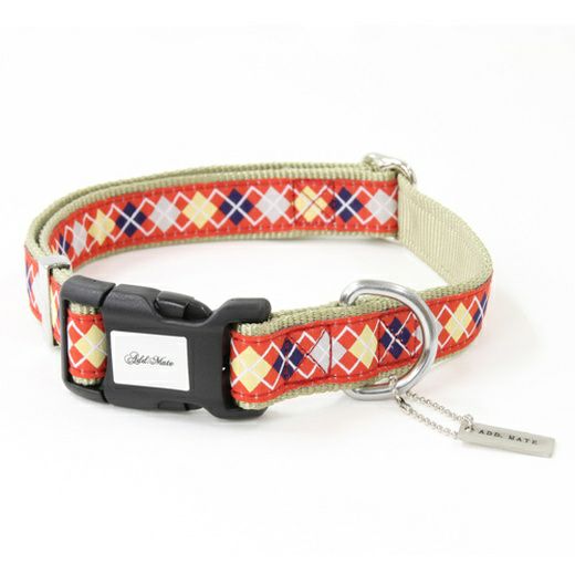 ペティオ アドメイト アーガイルカラー L レッド