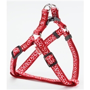 ペティオ 犬雅 唐草ハーネス S レッド