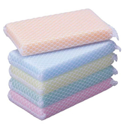 大和物産 クリーンクラブカラフルメッシュスポンジ 5個