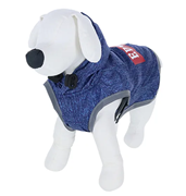 EDWIN （エドウィン） デニムプリントレインコート ネイビー