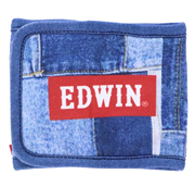 EDWIN （エドウィン） マナーベルト パッチワークデニムプリント ネイビー