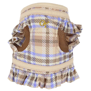 ONE OCTAVE （ワンオクターヴ） チェック柄フリルハーネス ベージュ