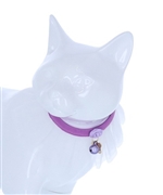 ANNA SUI（アナスイ） 猫用バラ付チュール シュシュ首輪  ﾎﾜｲﾄ S